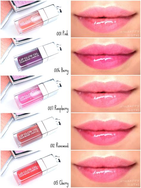 dior lip oil all shades.